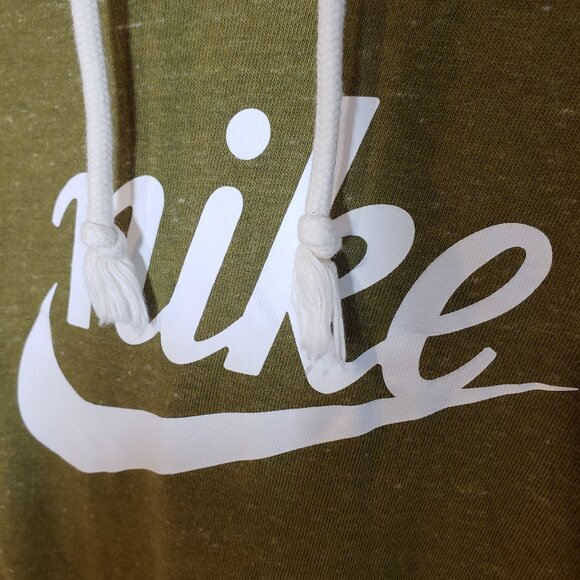 Nike size XL lightweight olive green hooded sweater - Picture 5 of 7